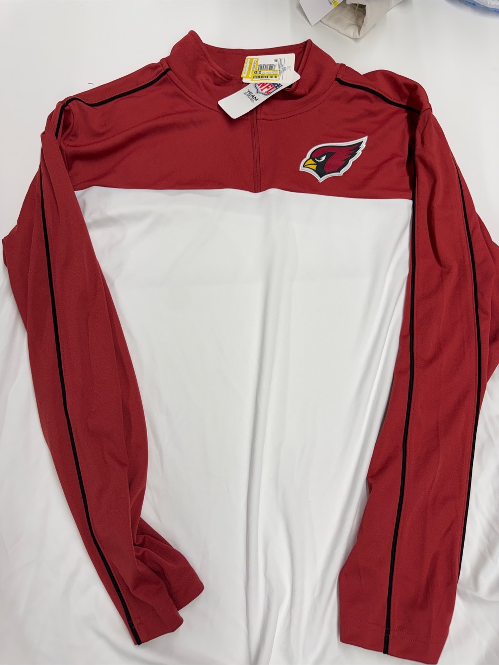 NEW NFL Arizona Cardinals Quarter-Zip 2XL